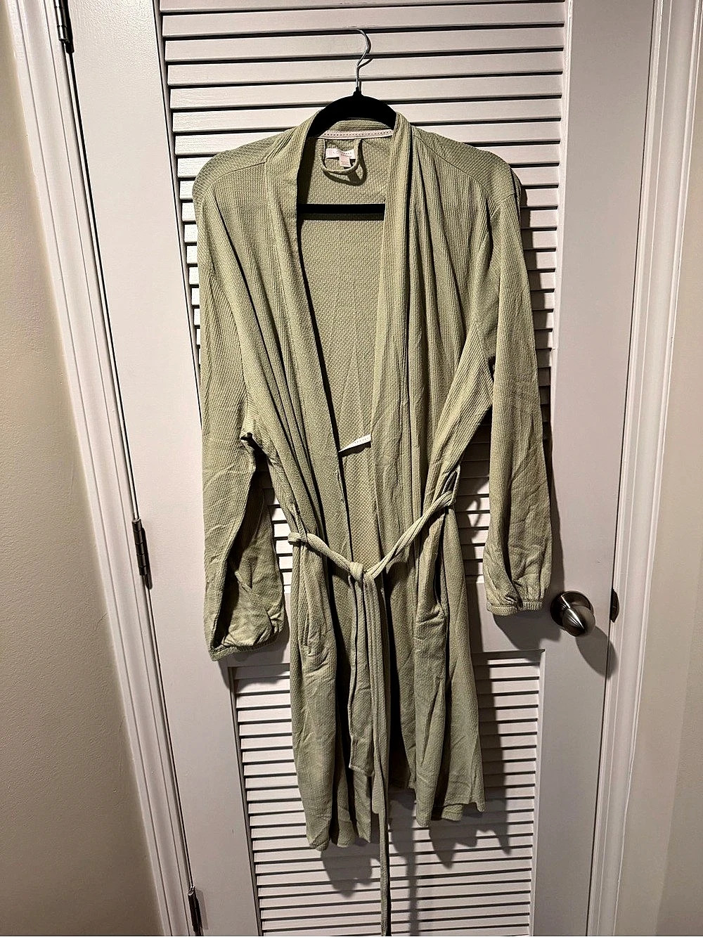 Lauren Conrad Women's Wrap Robe in Green